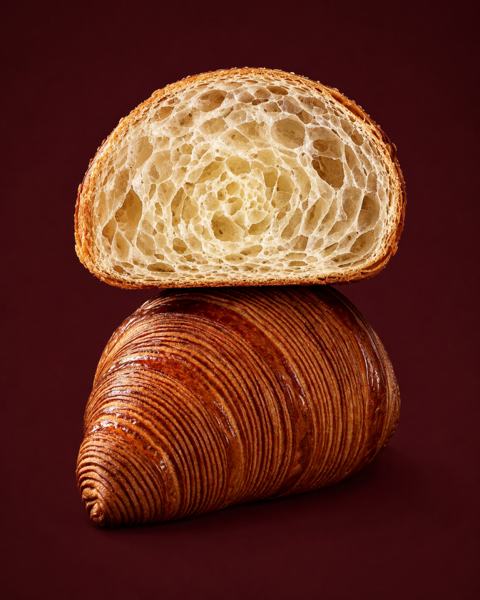 Fresh croissants in Madinah from Farha Delights